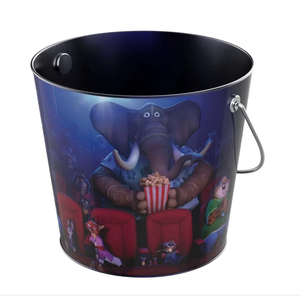 Zootopia 2 64 Oz Popcorn Pail bucket NEW